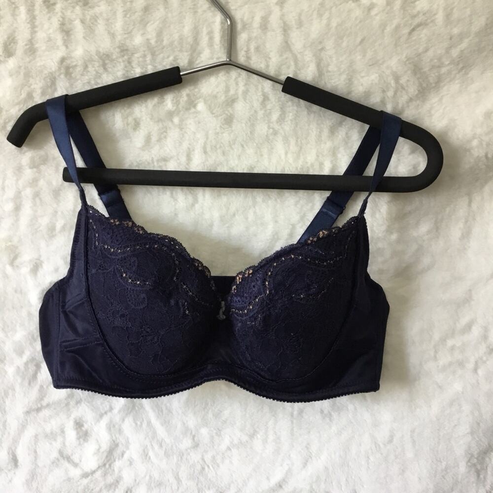 BodiBra Navy Lace Support & Shaping Bra